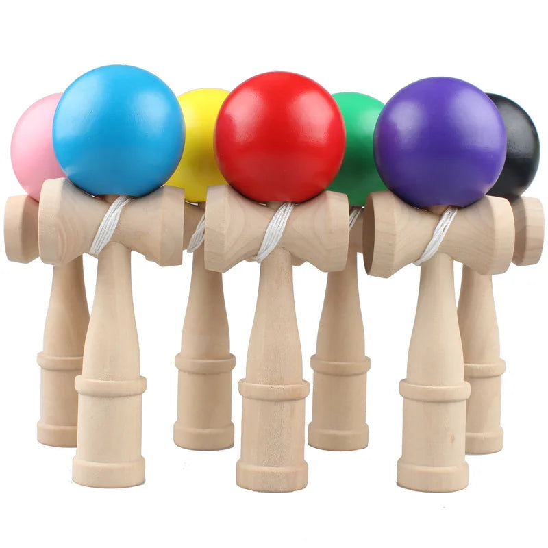 Wooden Toy Professional Skillful Juggling Ball Catch Ball in Cup Traditional Game Hand Eye Coordination Education for Children