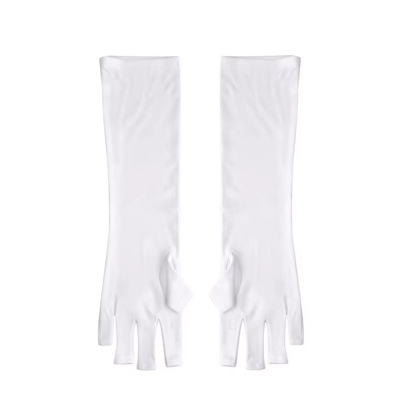 NEW 1Pair UV Protection Glove Nail Art Gel anti UV Glove UV LED Lamp Nail Dryer Light Radiation Protection Nail Art Tools